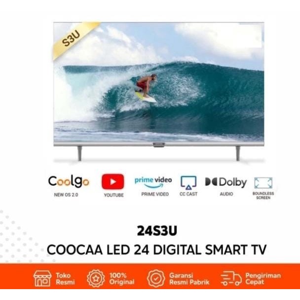 ✨New Coocaa 24 Inch Digital Smart Tv  Coocaa 24S3U / 24S3 U  Limited