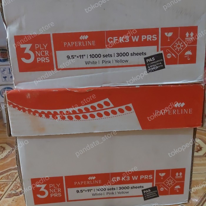 

Promo Kertas Komputer Continuous Form 3Ply 9,5X11:2 Prs Paperline