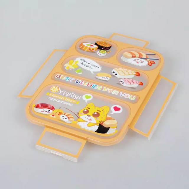 Yooyee Lunch Box 3Sekat Anti Tumpah