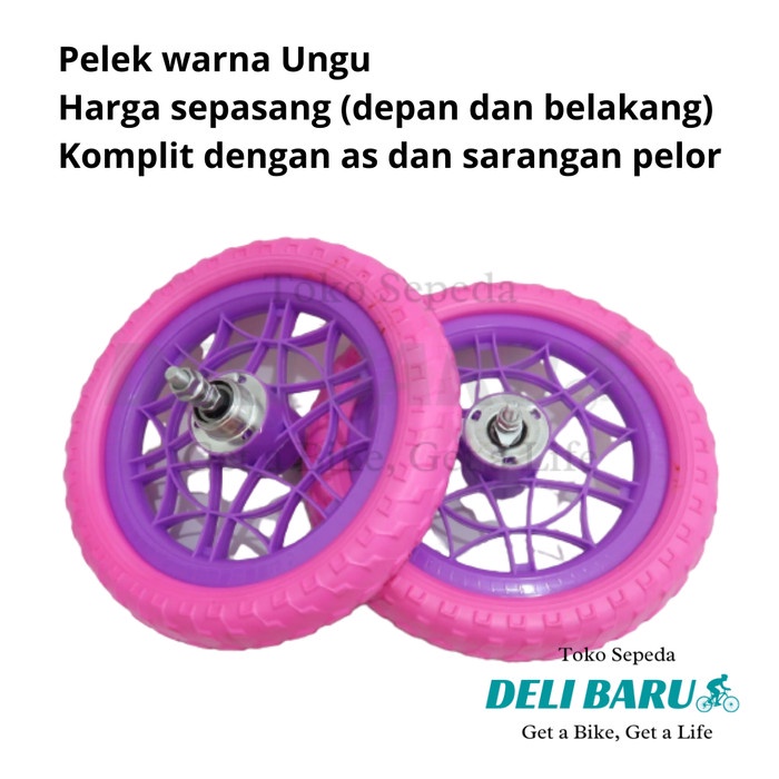 Ban Buta Ban Busa Ban Mati Velg 12 Inch Komp Besi Sepeda Anak Best