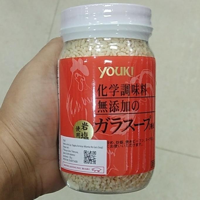 

Bumbu Kaldu Jepang YOUKI Chicken Gara Soup Stock MSG Free 130g H32T