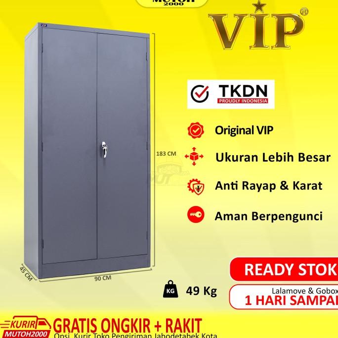 

Tkdn Vip V-202 Lemari Arsip Besi Pintu Swing Plat Original