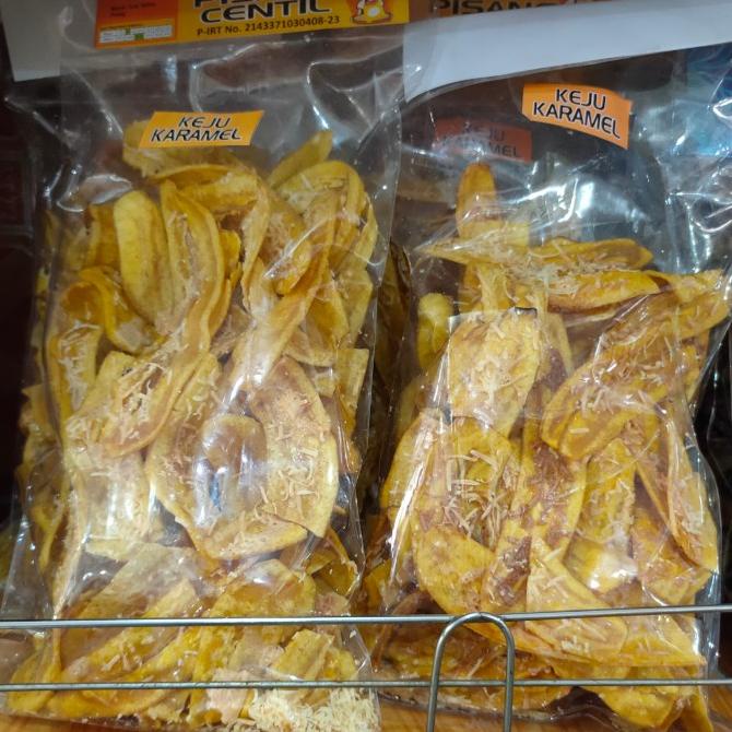 

Pisang centil / keripik pisang keju caramel / oleh oleh Magelang Jogja