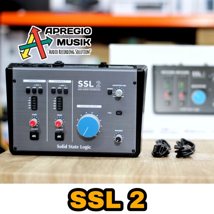 Solid State Logic SSL 2 SSL2 Audio Interface Soundcard Apregio Musik