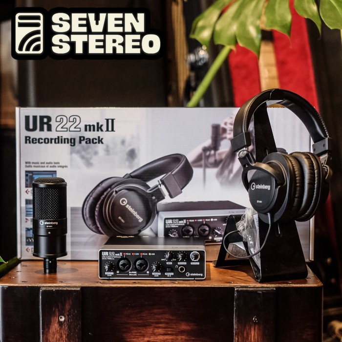 Steinberg UR22 MKII Recording Pack Paket Soundcard Recording