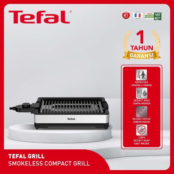 Tefal Smokeless Compact Grill