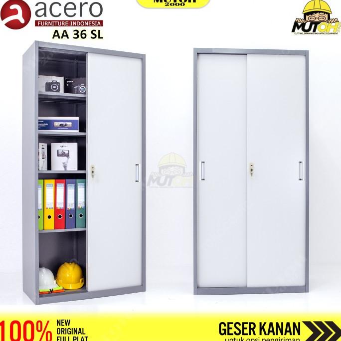 

Acero Aa-36Sl Lemari Arsip Besi Pintu Sliding Plat Original