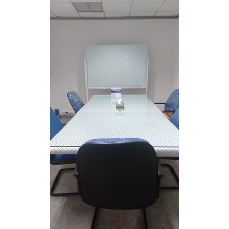 

glassboard papan tulis kaca standing ukuran 90x120 cm