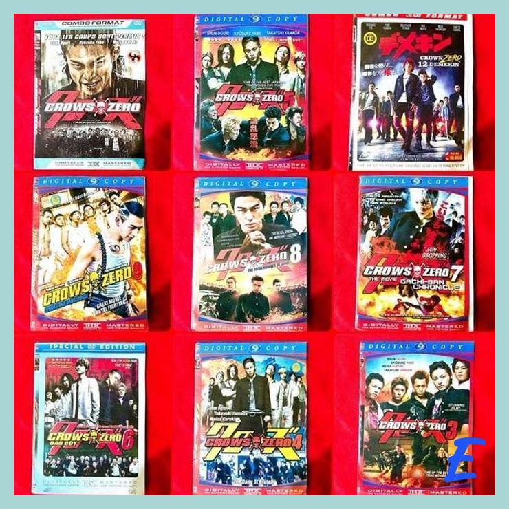 | HNP | PAKET 9 DVD FILM CROWS ZERO LENGKAP 9 DISC