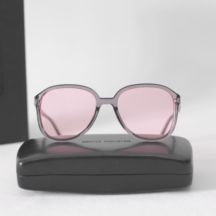 Kaca Mata Sunglasses Wanita Gentle Monster Gm King Pink Super Anti Uv