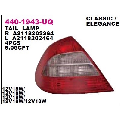 Stop Lamp Lampu Belakang Mercedes Benz E Class W211 2006 Best
