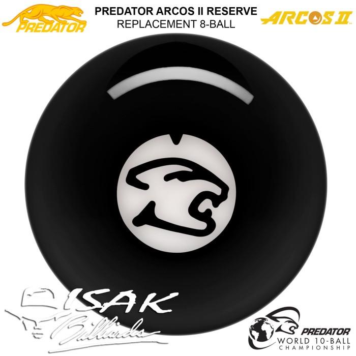 Predator Arcos Ii 8-Ball | Replacement Bola Eceran Billiard Pool Balls