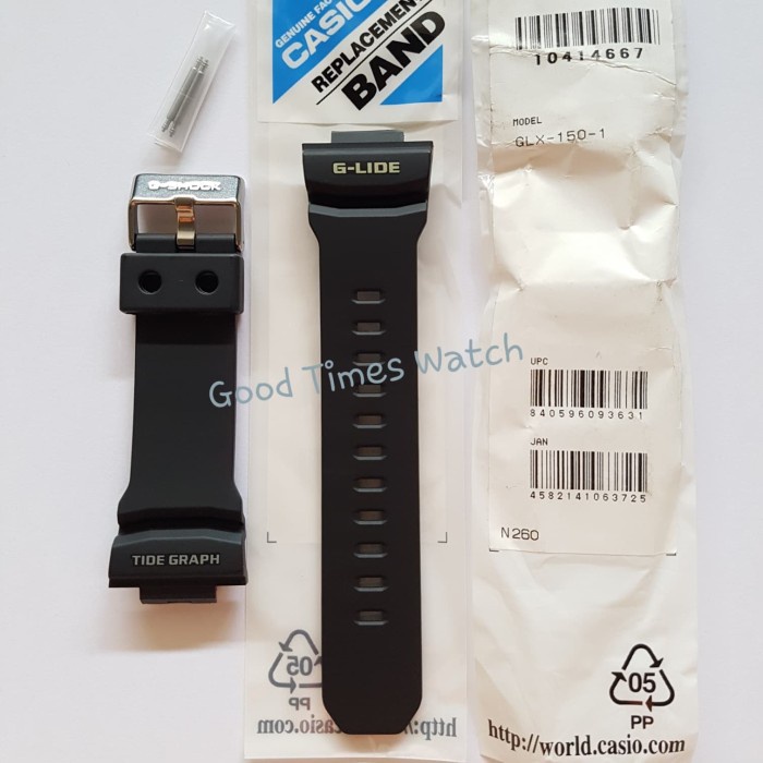 ✅New Ori Strap G-Shock Glx-150-1Dr Casio Original Cocok Utk Ga-150 Ga-150Mf Diskon