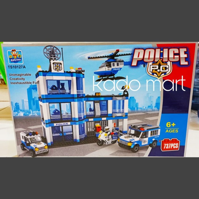 Je Lego Markas Kantor Polisi Police