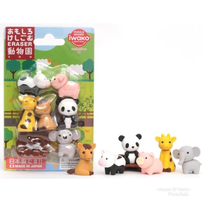 

Iwako Puzzle Eraser Set Omokeshi Set 15 Made In Japan - Penghapus Set Pengiriman Cepat