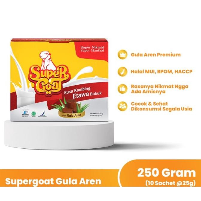 

Super Goat Susu Kambing Etawa Gula Aren Premium Original H32S
