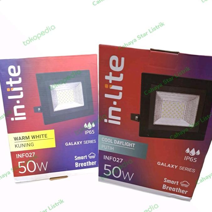 Lampu Sorot Led Inlite 50W 50 Watt Inf027 Floodlight Star