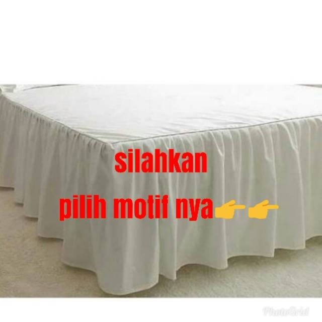 ✅Ori Sprei Rumbai Katun Cvc Katun Lokal Ukuran 160X200X30 Rumbai 50Cm Terbaru