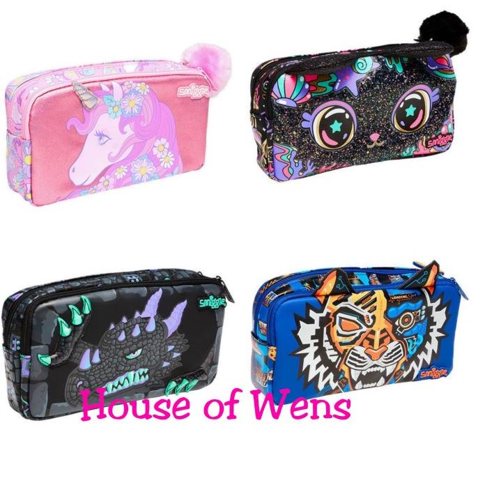 

Smiggle Hey There Character Pencil Case Original - Tempat Pensil Stok Terbatas