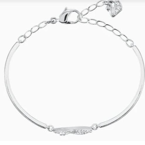 Promo Gelang Swarovski Iconic Swan White Bangle Original 100% Pengiriman Cepat