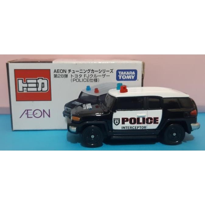 Tomica Takara Tomy AEON Jusco 28 Toyota FJ Cruiser (Police Version)