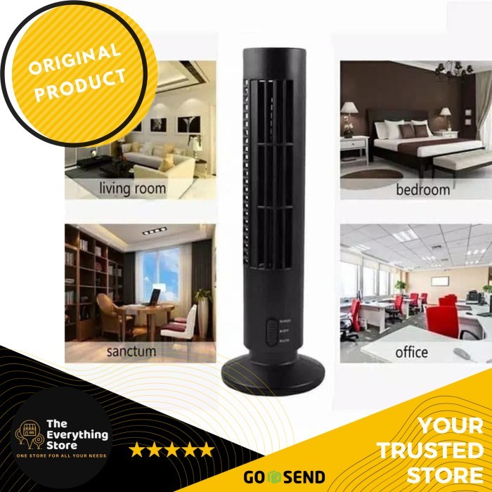 Famio Usb Leafless Ultra Quite Tower Fan Original