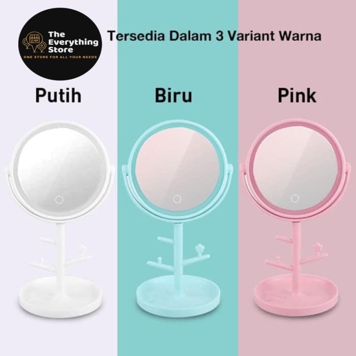 Cermin Led/ Lampu Vanity Led/Cermin Make Up Led/ Kaca Make Up Led