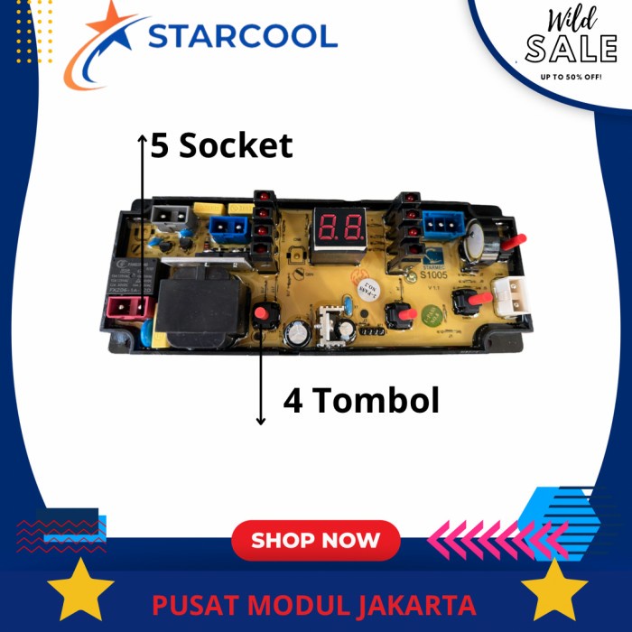 Modul Pcb Mesin Cuci Sharp Es-G865P-G