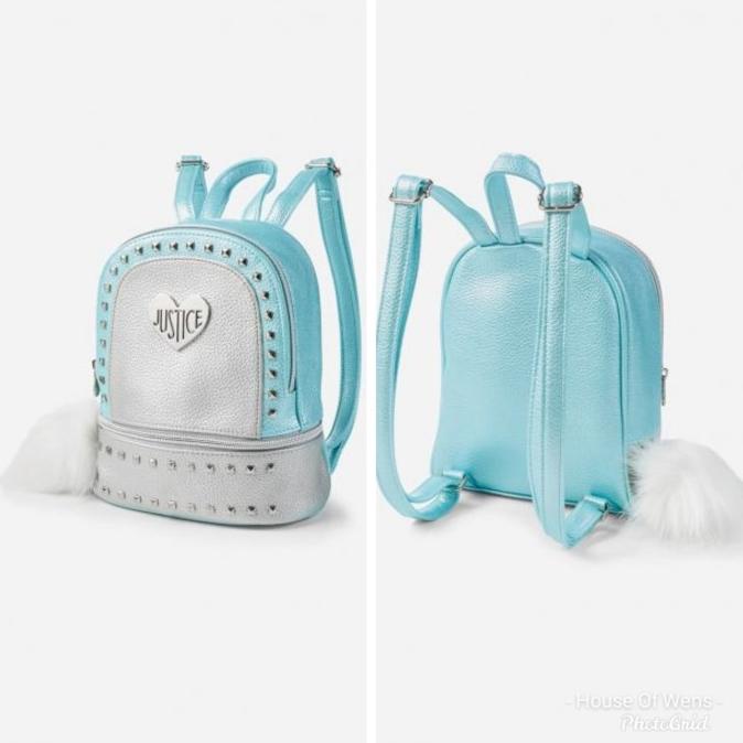 Justice Pebbled Studded Mini Backpack - Tas Ransel Justice Pengiriman Cepat