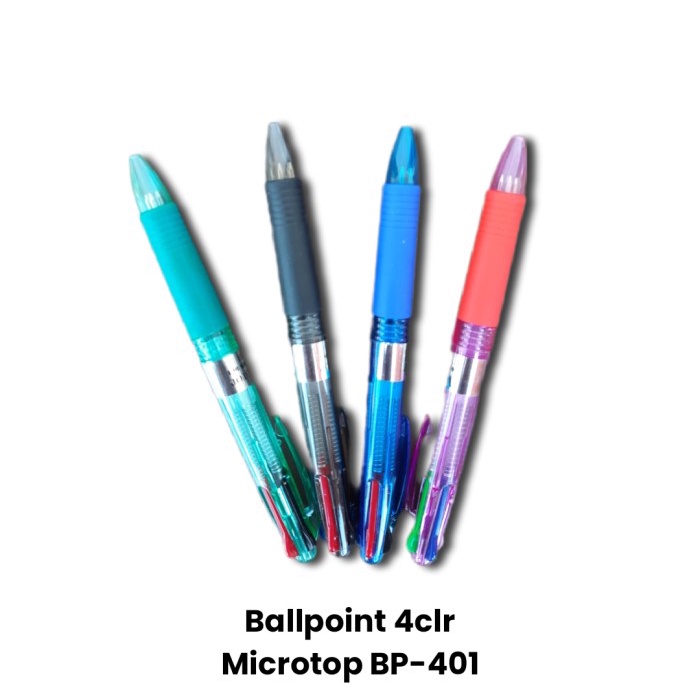 

Gratis Ongkir Pulpen Ballpoint 4 Warna Color Pen Microtop Bp-401