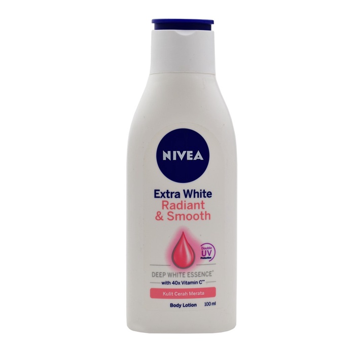 

Gratis Ongkir Losion Pelembab + Pemutih Nivea Body Lotion Extra White 100 Ml
