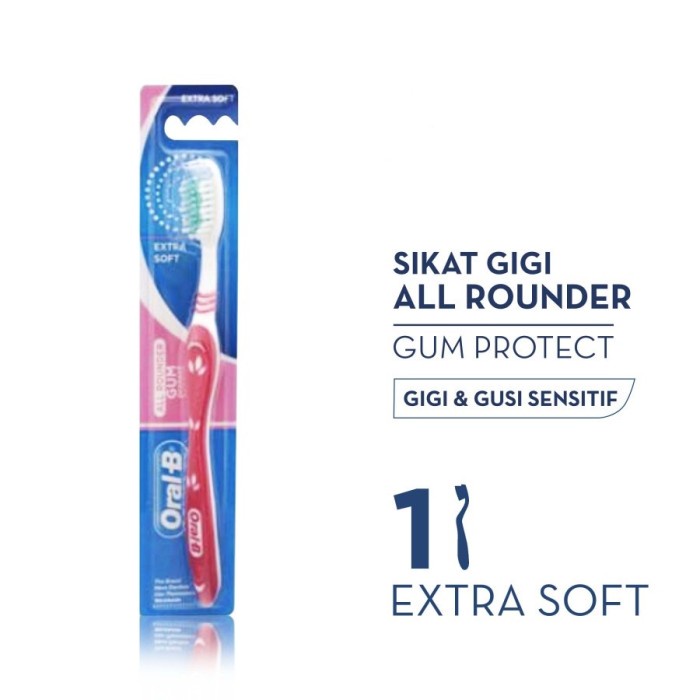 

Gratis Ongkir Sikat Gigi Oral B Gum Protect Toothbrush Perawatan Gusi Extra Soft