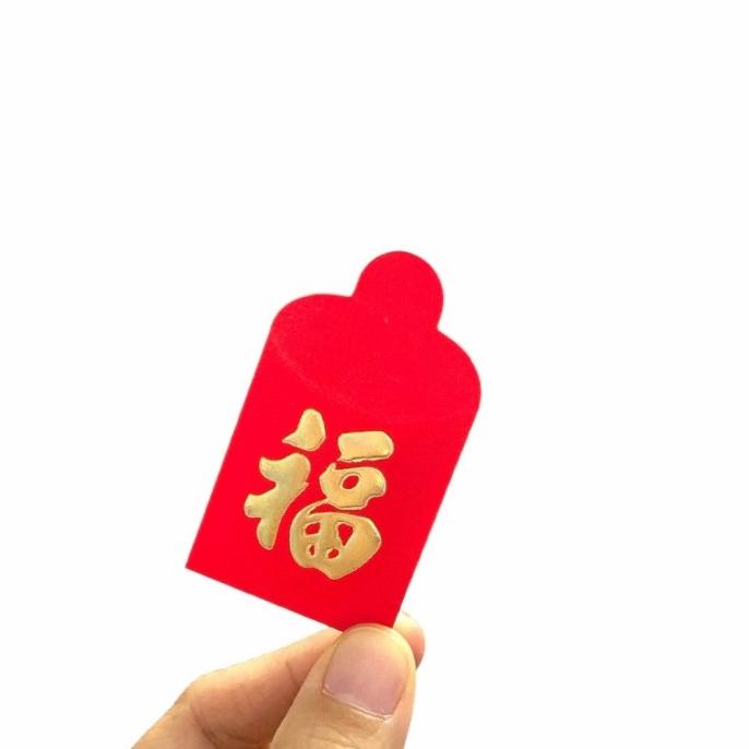 

SHOP !! Angpao Gantung Mini Ampao Fu Merah Kecil Murah Ampau Tali Merah Imlek TERLARIS