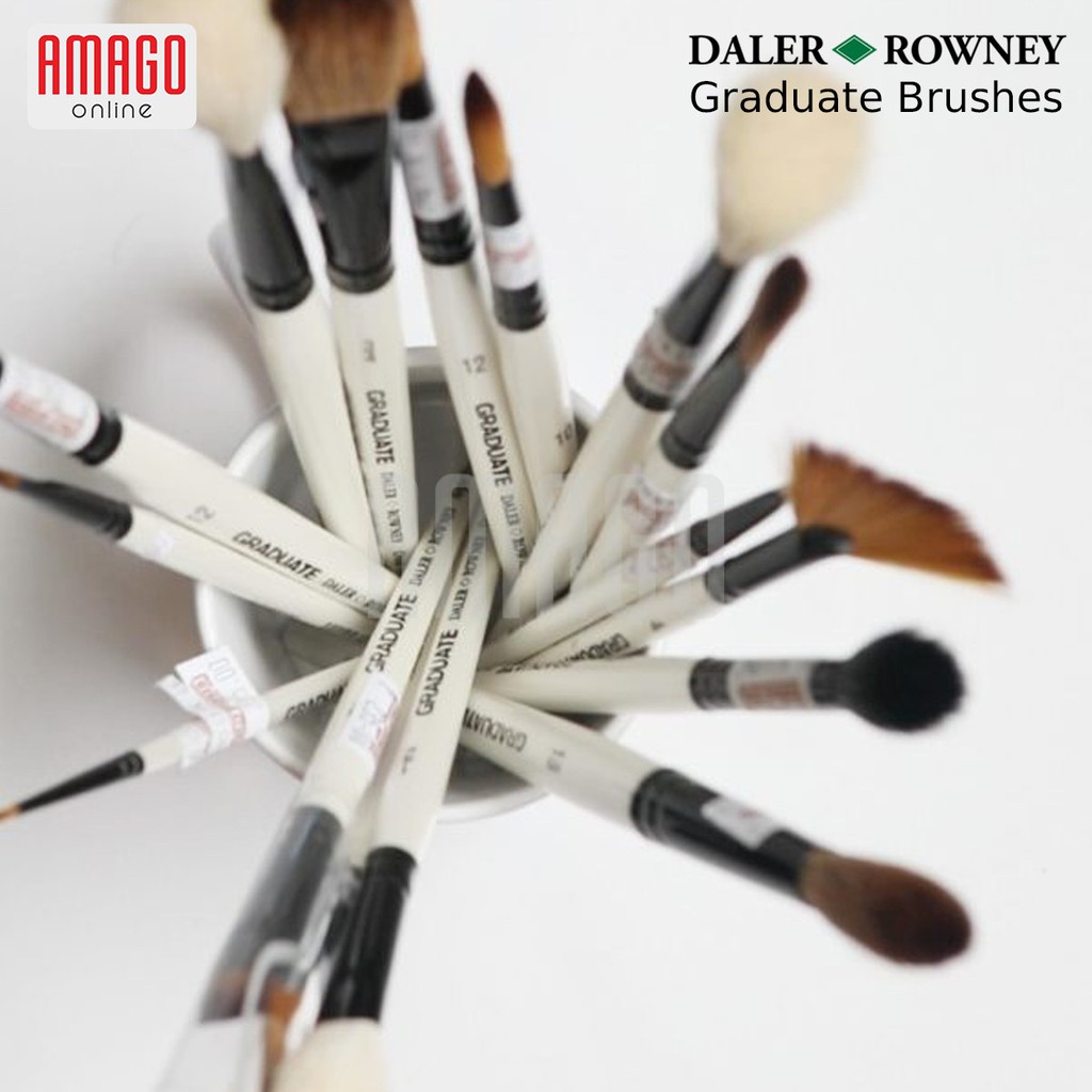

Kuas Daler- Rowney Graduate Brush - Synthetic Detail Set 5 - 550003