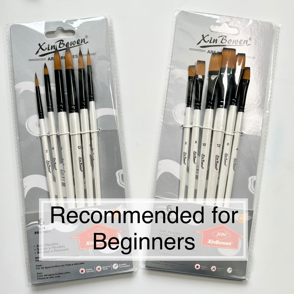 

Artist Brush Xin Bowen (Set Of 6) - Kuas Sintetik Hair Untuk Watercolor Gouache Acrylic