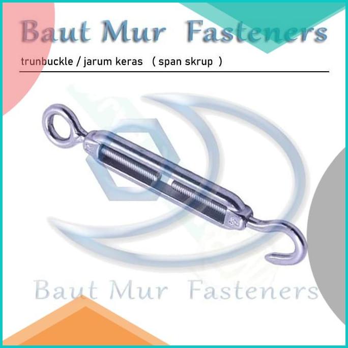 Span Skrup Stainless MM16 - Turn buckle - Jarum Keras - ss304 sus304.
