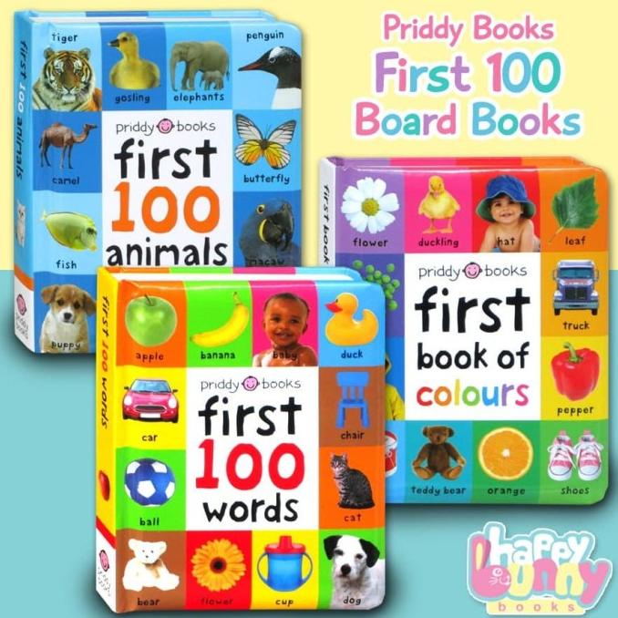 First 100 Words & Early Learning Books - Words / Colours / Animals