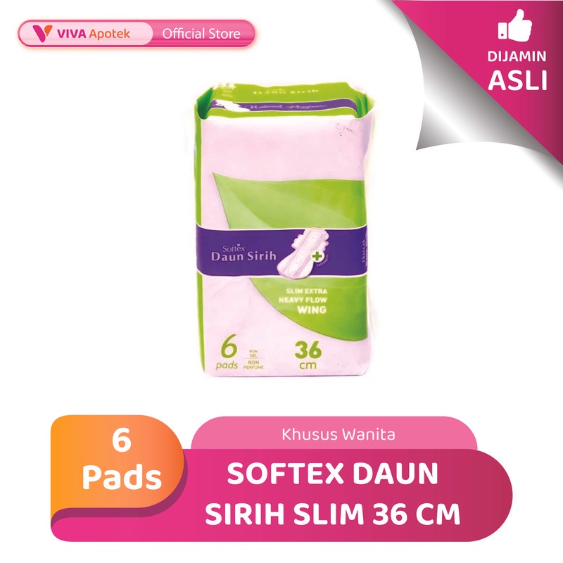 Promo Harga Softex Daun Sirih 36cm 7 pcs - Shopee