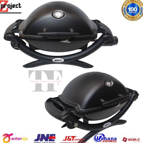 WEBER pemanggang gas BBQ Q1200 / grill alat pemanggang gas BBQ