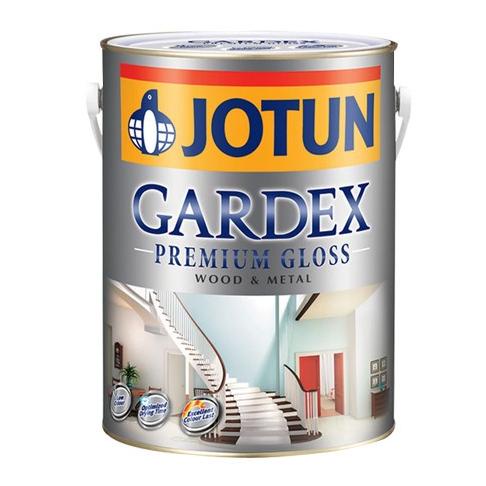 CAT MINYAK BESI & KAYU GARDEX SEMI/PREMIUM GLOSS JOTUN PUTIH/HITAM