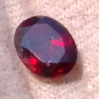 [Baru] Natural Dark Red Pyrope Garnet Ceylon Asli Alam Not Treatment Limited