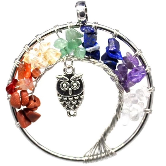 [Baru] 7 Chakra Tree Of Life Kalung Limited