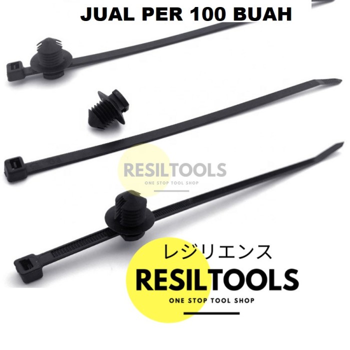 

[COD] Per 100 Buah Kabel Tis Baut 20 Cm Cable Ties Drat Pengencang Pengikat Limited