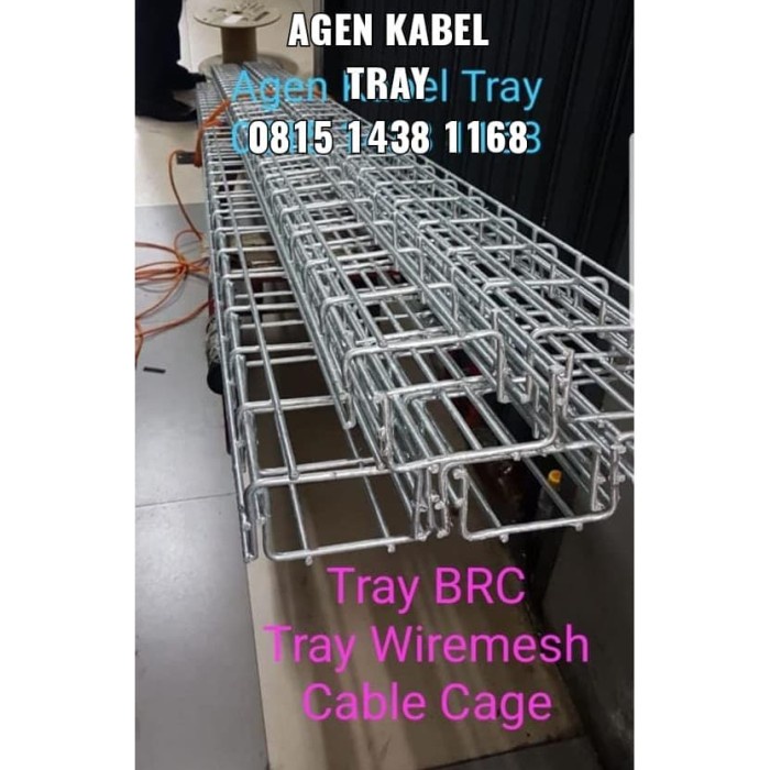[Ori] Tray Kawat / Tray Brc / Tray Wiremesh 100X100X3000Mm Hotdip Galvanis Terbatas