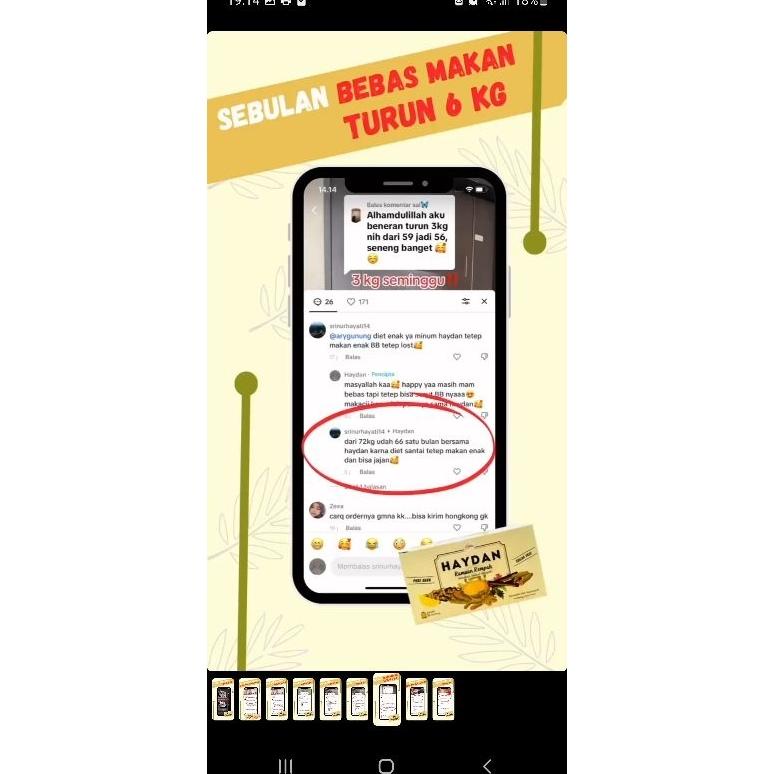 

Terlaris Haydan Ramuan Rempah JSR isi 1 box RR .,
