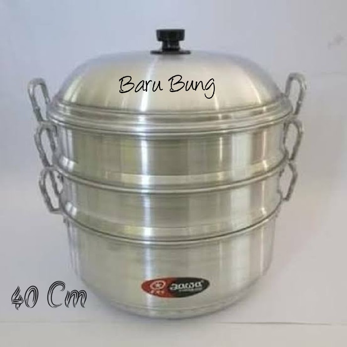 [Ori] Langseng Jawa 40 Cm  Klakat / Kalakat / Kukusan / Steamer Alumunium Berkualitas