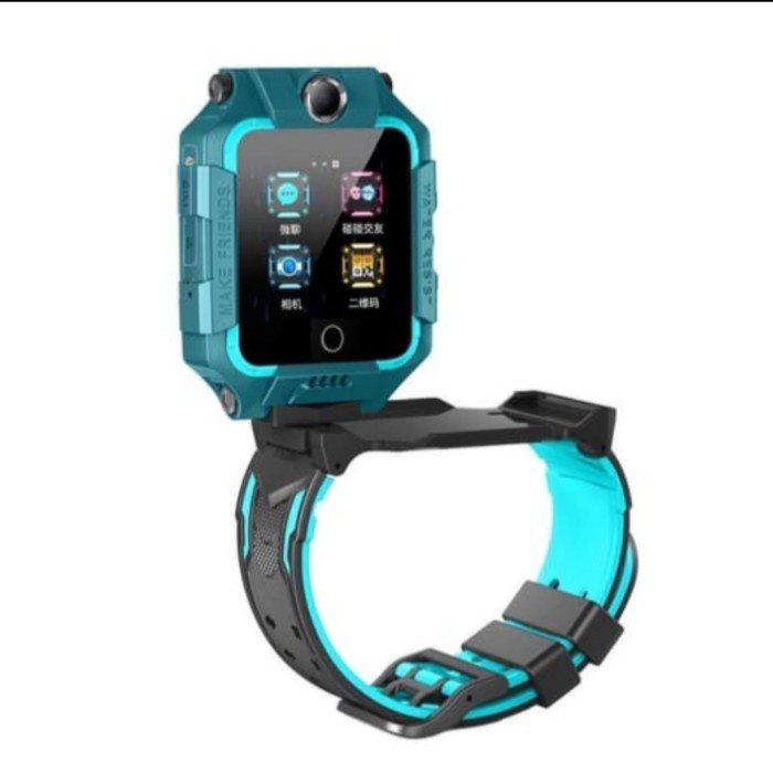 [Original] Imoo Z6 Frozen Dual Kamera Smartwatch Anak Pintar - Hijau Terbaru