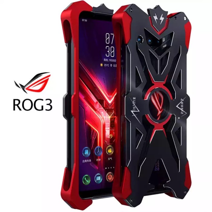 [Original] For Asus Rog 3 Rog3 Original Zimon Shockproof Heavy Duty Armor Metal Terbaru