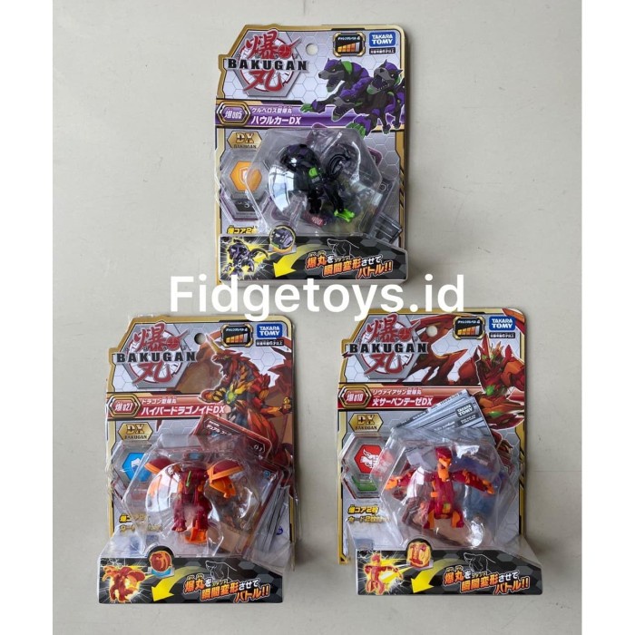 ✅Baru Bakugan Ultra 3 Tall Collectible Transforming Creature - Hot 2019 Limited