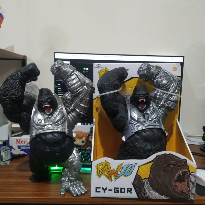 ✅Baru Figure Kingkong Cyber Goriila Raw 10 Cygor Cy-Gor Spawn Recast/Ko/Kws Terbatas
